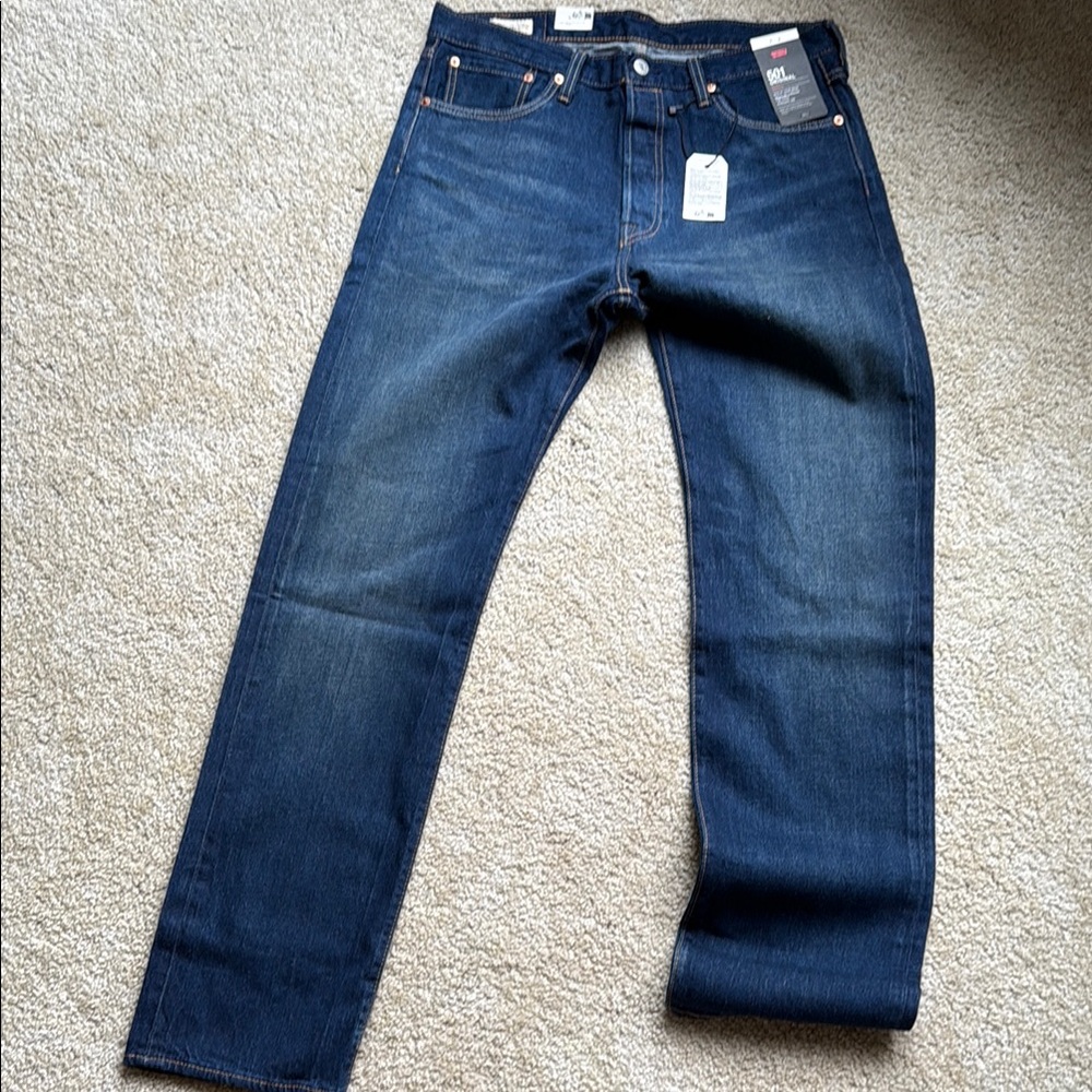 Levi's Classic Blue Straight-Leg Jeans